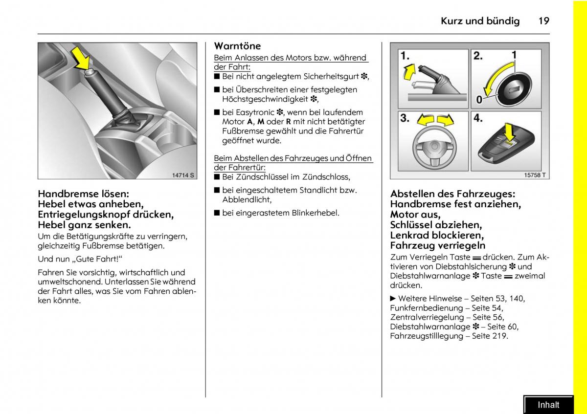 manual  Opel Meriva I 1 A Chevrolet Meriva Vauxhall Meriva Handbuch / page 21