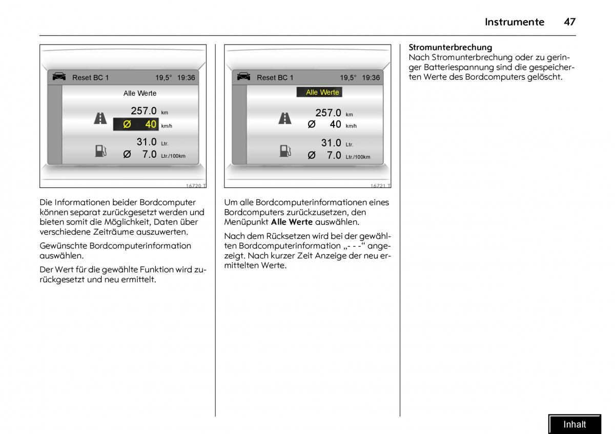 instrukcja obsługi Opel Meriva Opel Meriva I 1 A Chevrolet Meriva Vauxhall Meriva Handbuch / page 49