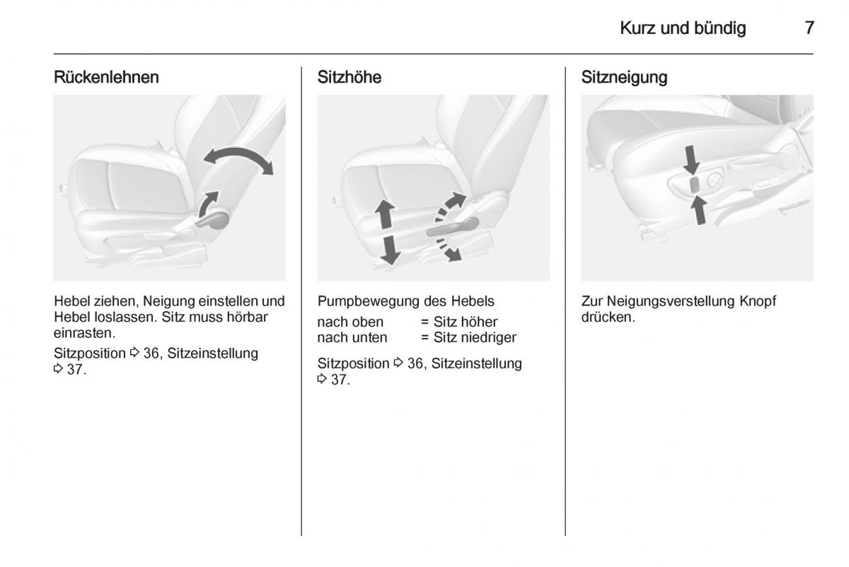 Opel Mokka Handbuch / page 9