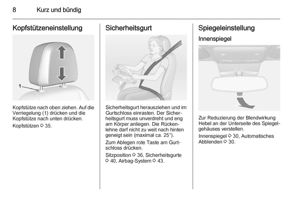 Opel Mokka Handbuch / page 10