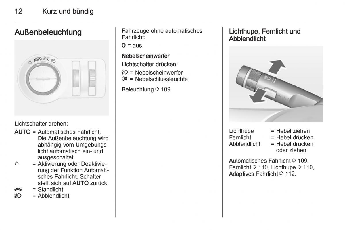 Opel Mokka Handbuch / page 14