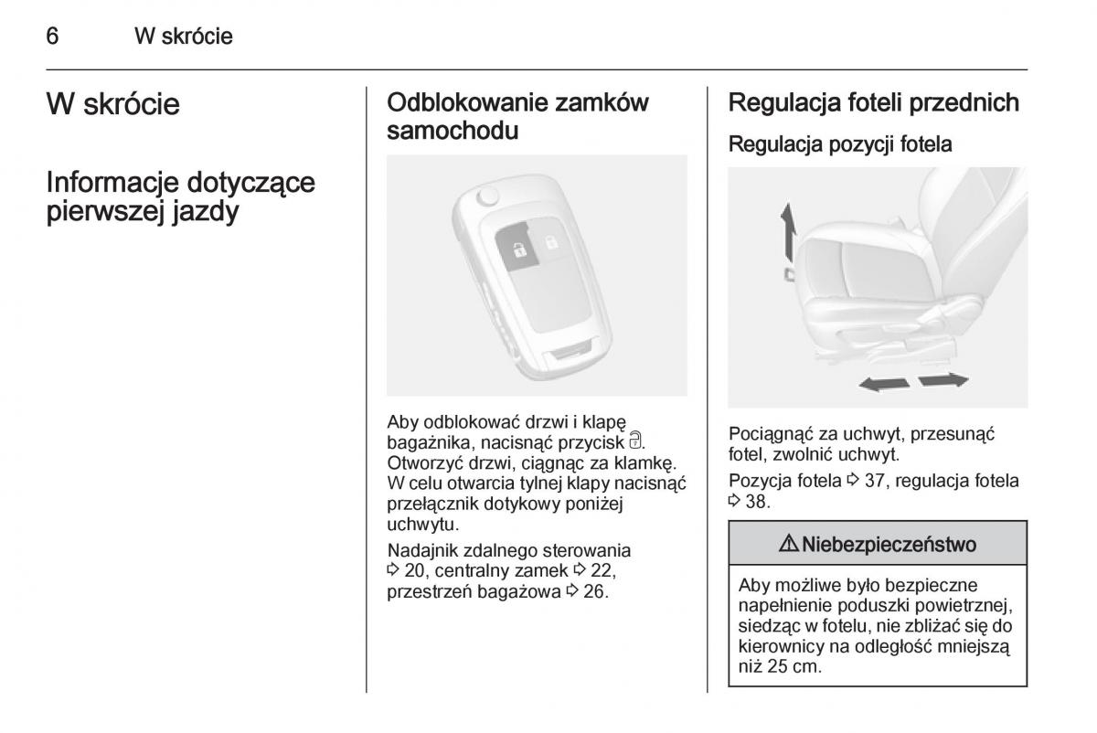 manual  Opel Mokka instrukcja / page 8