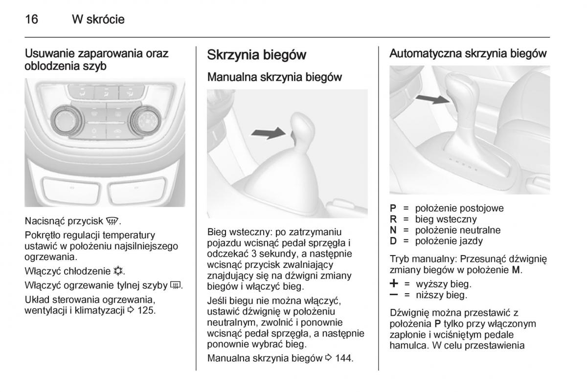 manual  Opel Mokka instrukcja / page 18