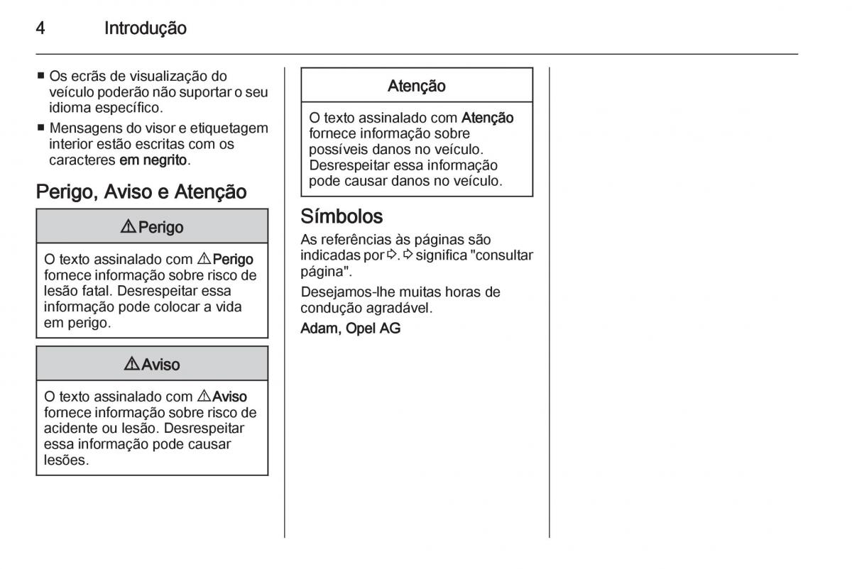 Opel Mokka manual del propietario / page 6