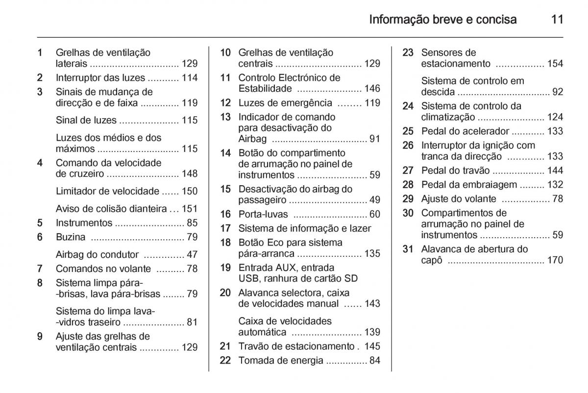 Opel Mokka manual del propietario / page 13