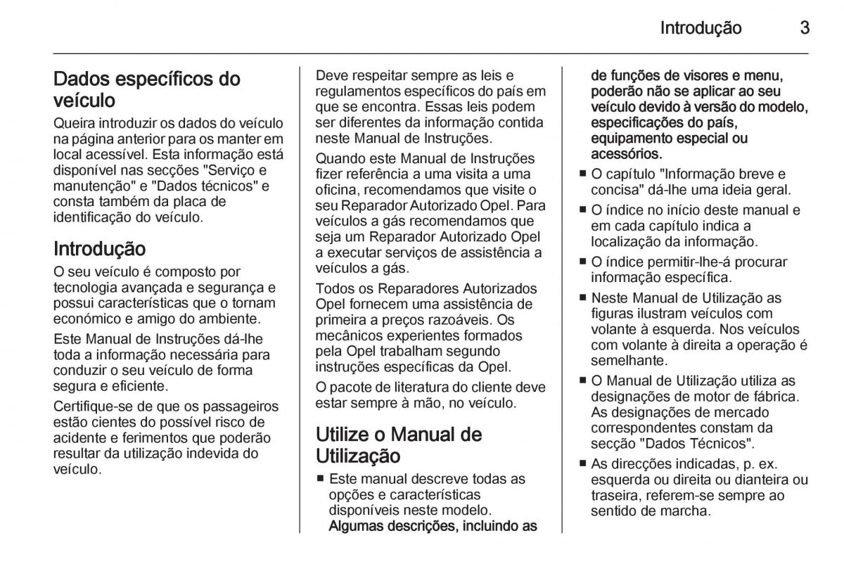 Opel Mokka manual del propietario / page 5