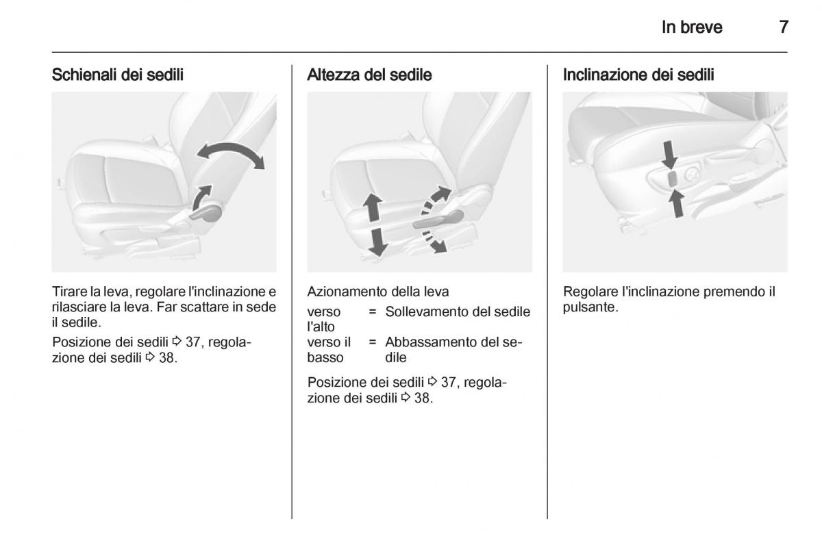 manual  Opel Mokka manuale del proprietario / page 9