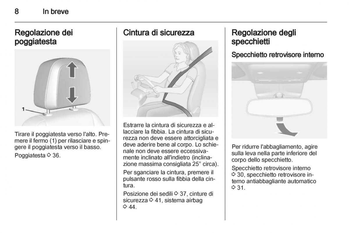 manual  Opel Mokka manuale del proprietario / page 10