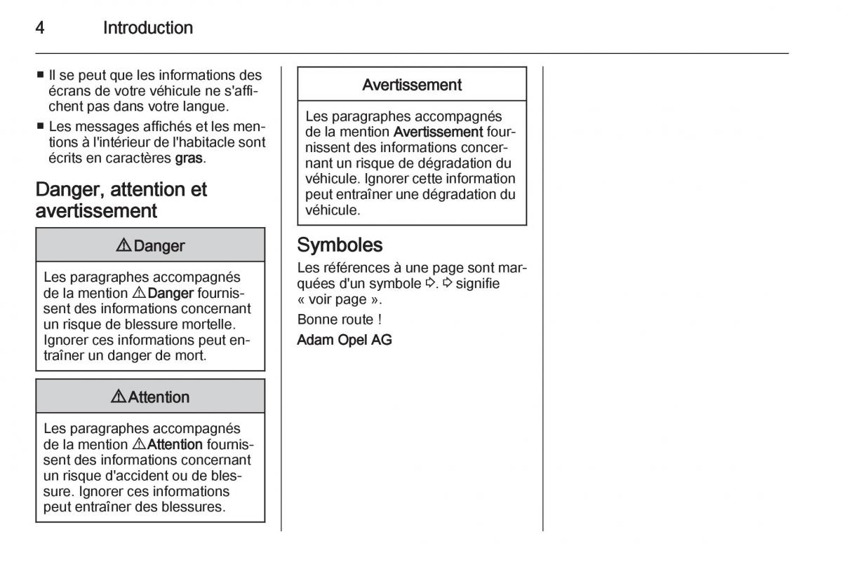 manual  Opel Mokka manuel du proprietaire / page 6