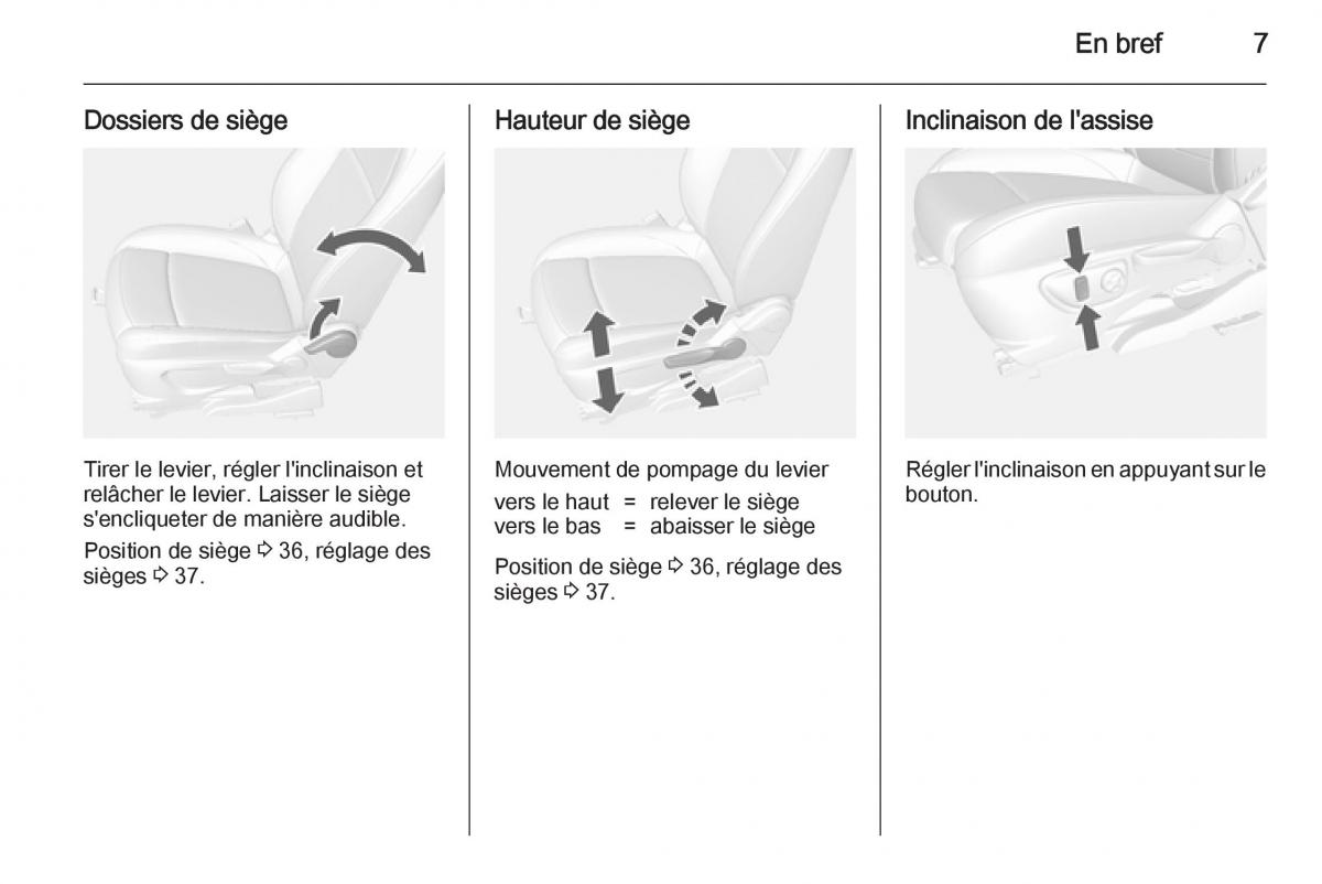 manual  Opel Mokka manuel du proprietaire / page 9