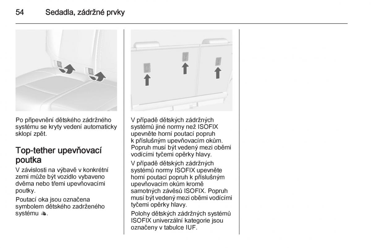Opel Mokka navod k obsludze / page 56