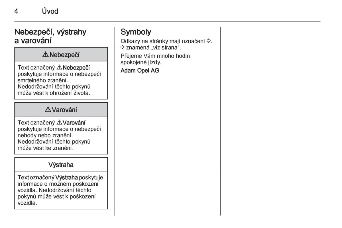 manual  Opel Mokka navod k obsludze / page 6