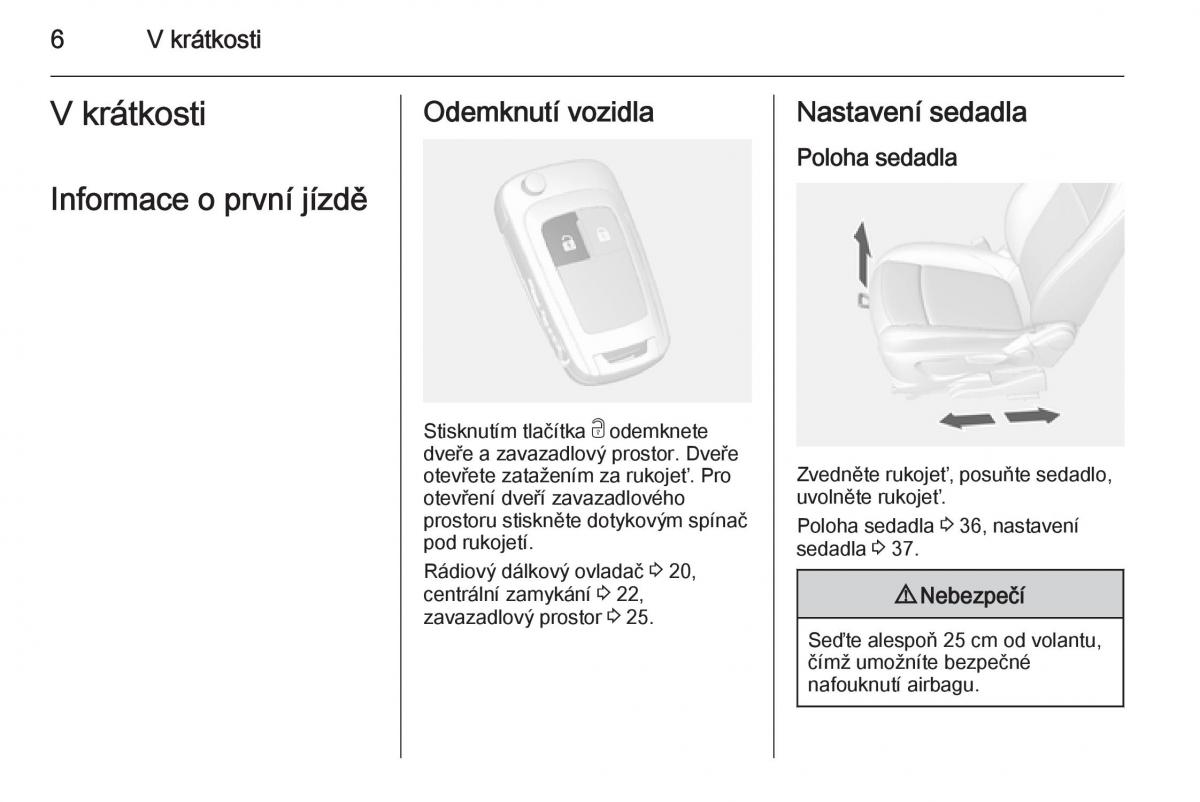 manual  Opel Mokka navod k obsludze / page 8