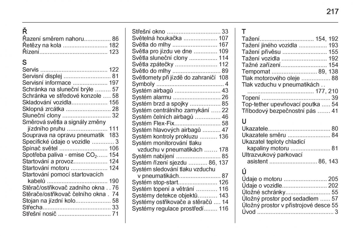 Opel Mokka navod k obsludze / page 219