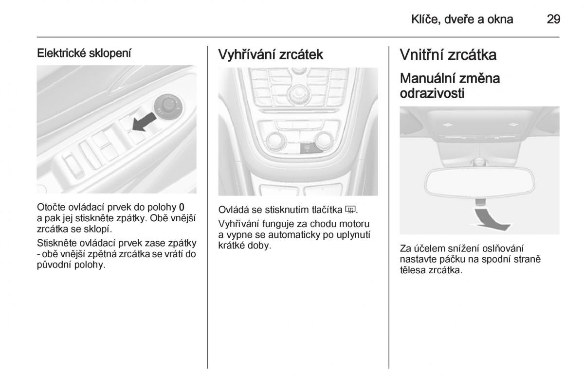 manual  Opel Mokka navod k obsludze / page 31