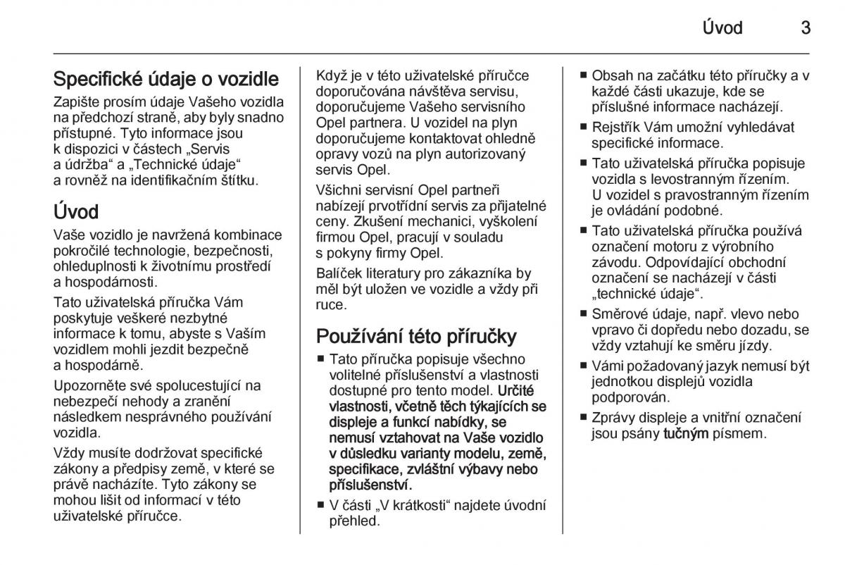 manual  Opel Mokka navod k obsludze / page 5