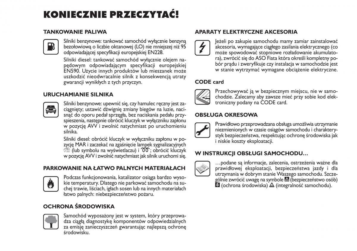 Fiat Panda II 2 instrukcja obslugi / page 3