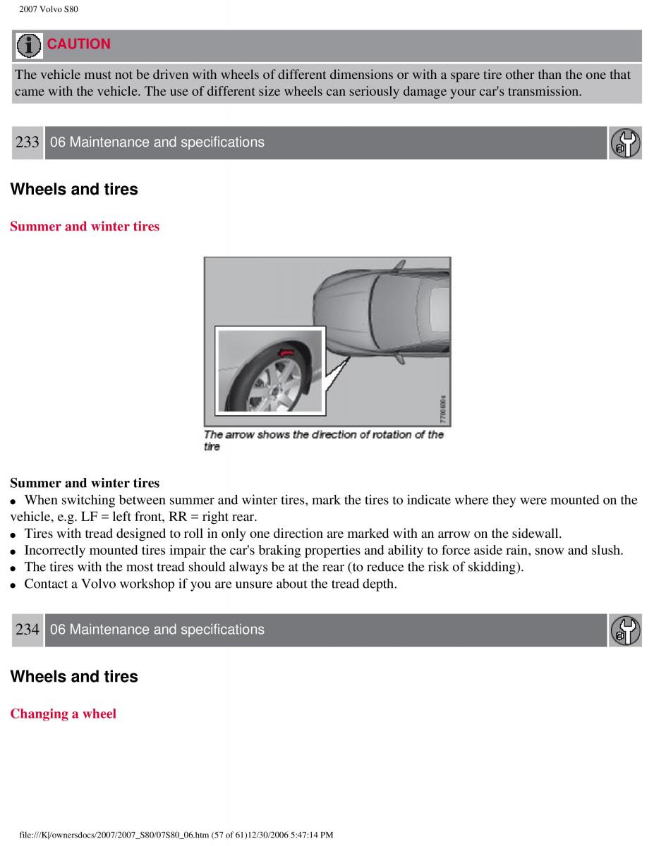 volvo S80 II 2 owners manual / page 292