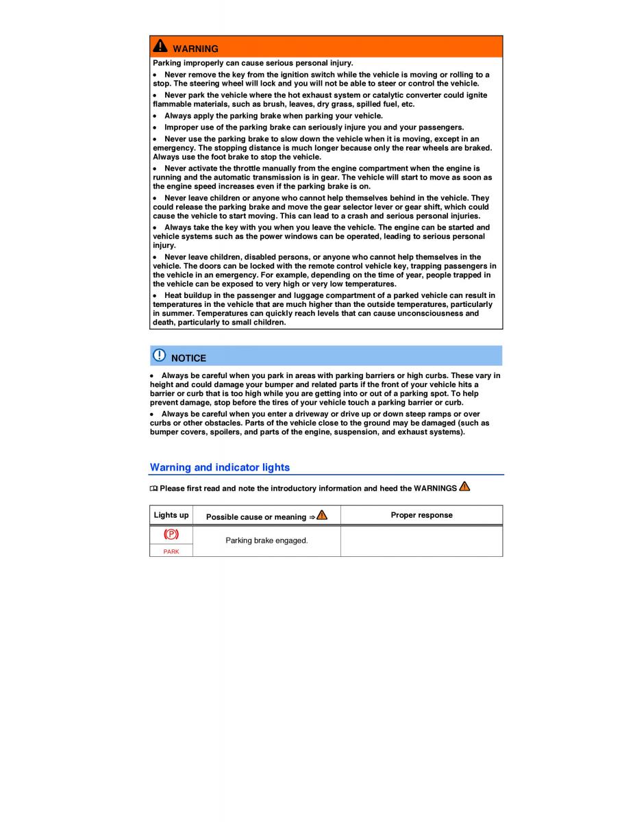 VW EOS FL owners manual / page 217