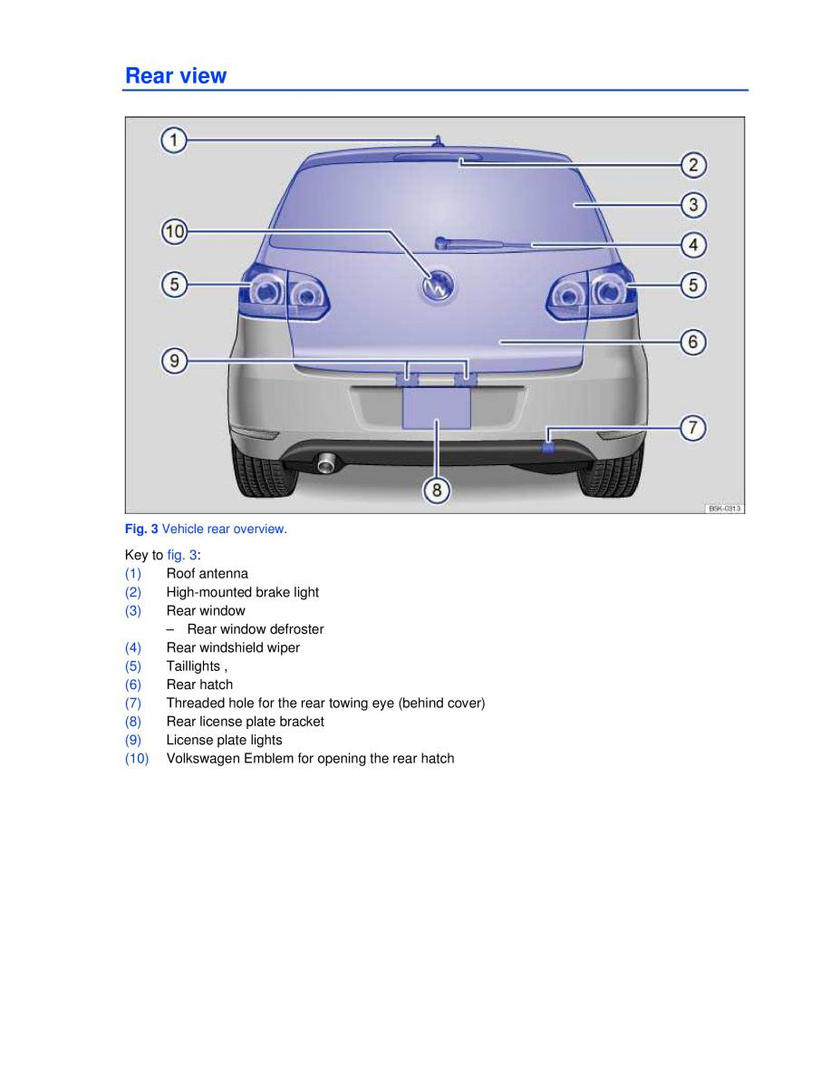 VW Golf VI 6 owners manual / page 3