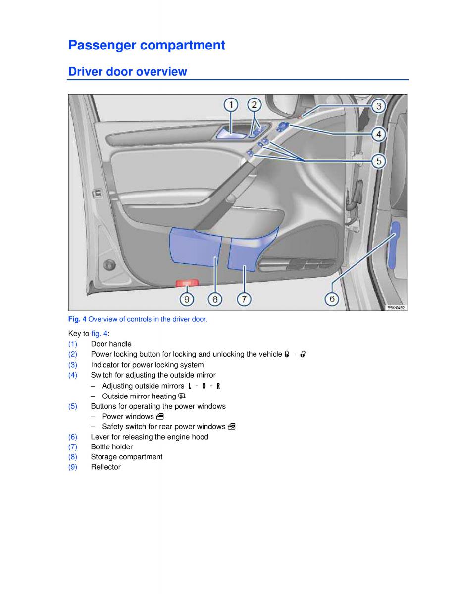 VW Golf VI 6 owners manual / page 4