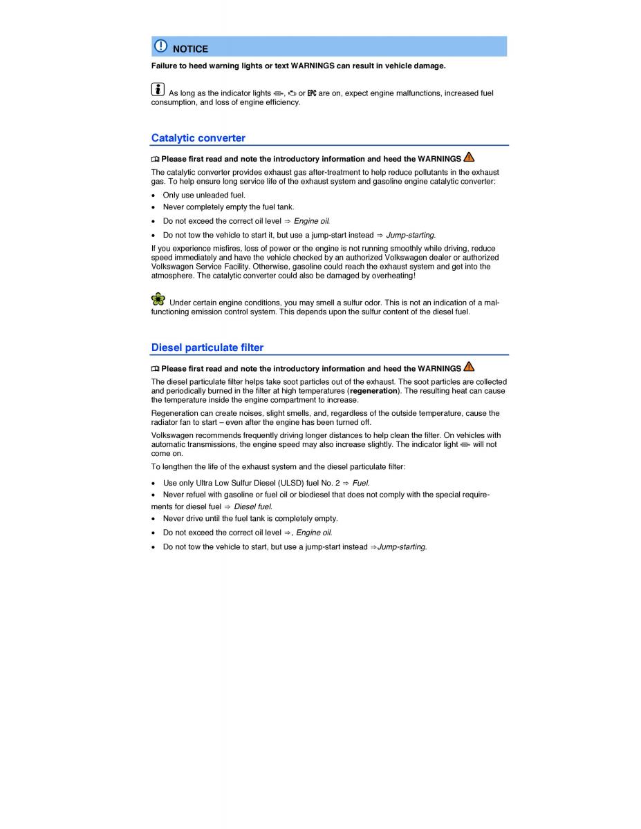 VW Golf VII 7 SportWagen Variant owners manual / page 396