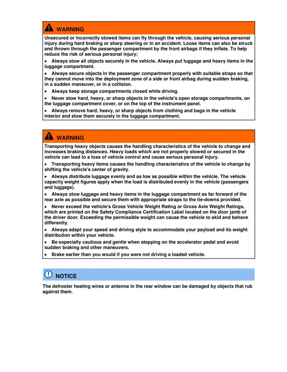 VW Golf VI 6 GTI owners manual / page 142