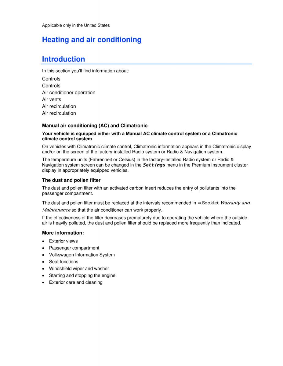 VW Golf VI 6 GTI owners manual / page 205