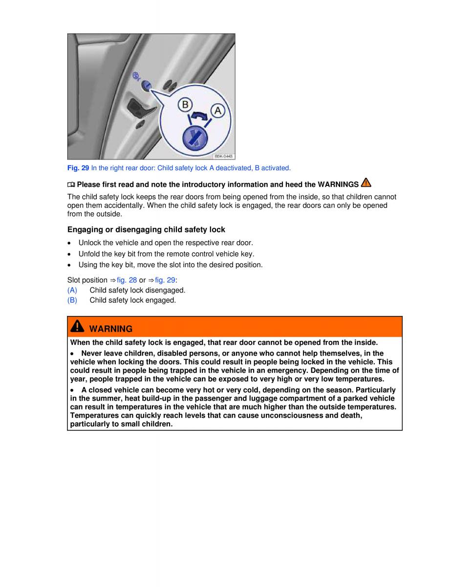 VW Golf VI 6 GTI owners manual / page 47