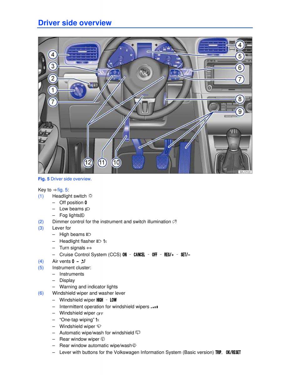VW Jetta VI SportWagen owners manual / page 5