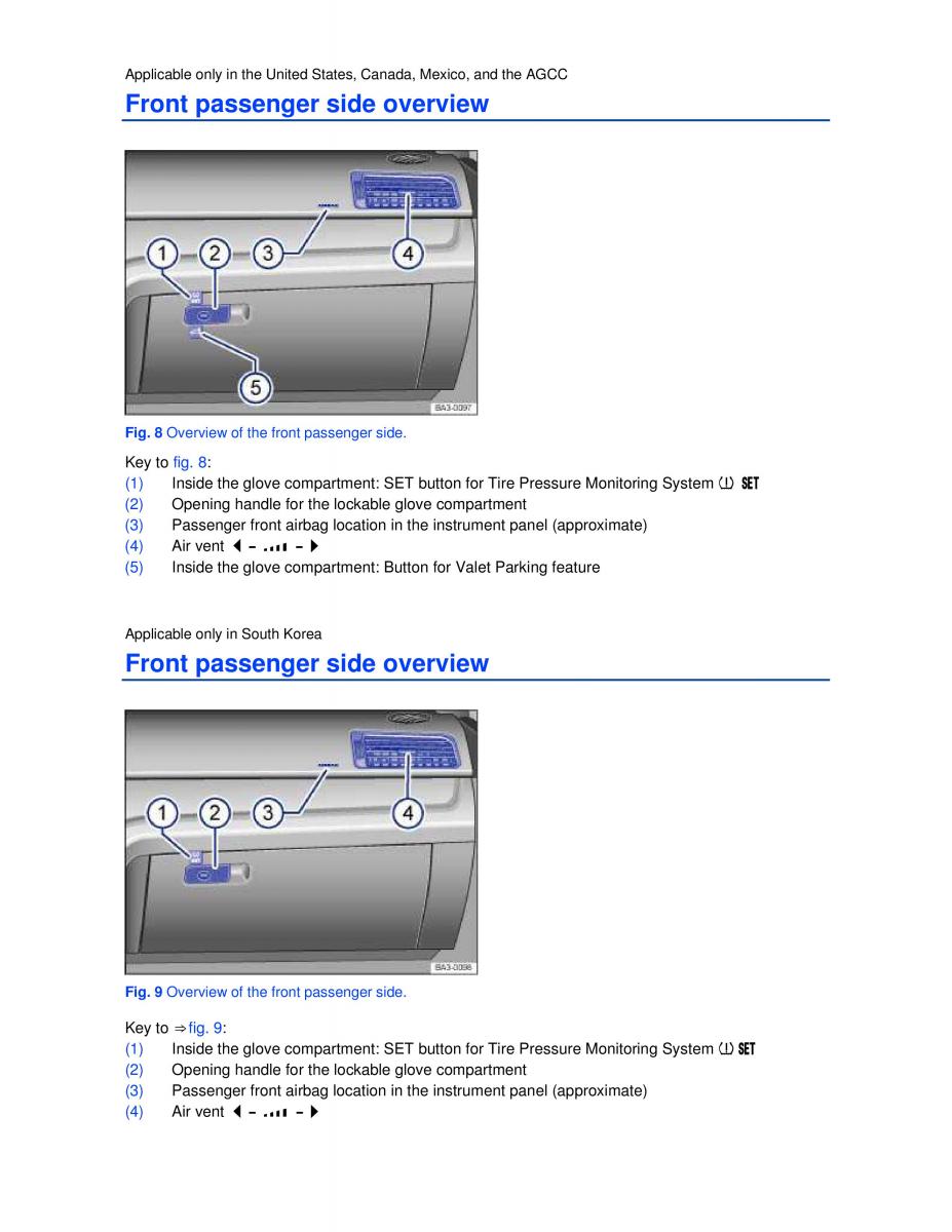 manual  VW Passat B7 NMS owners manual / page 9