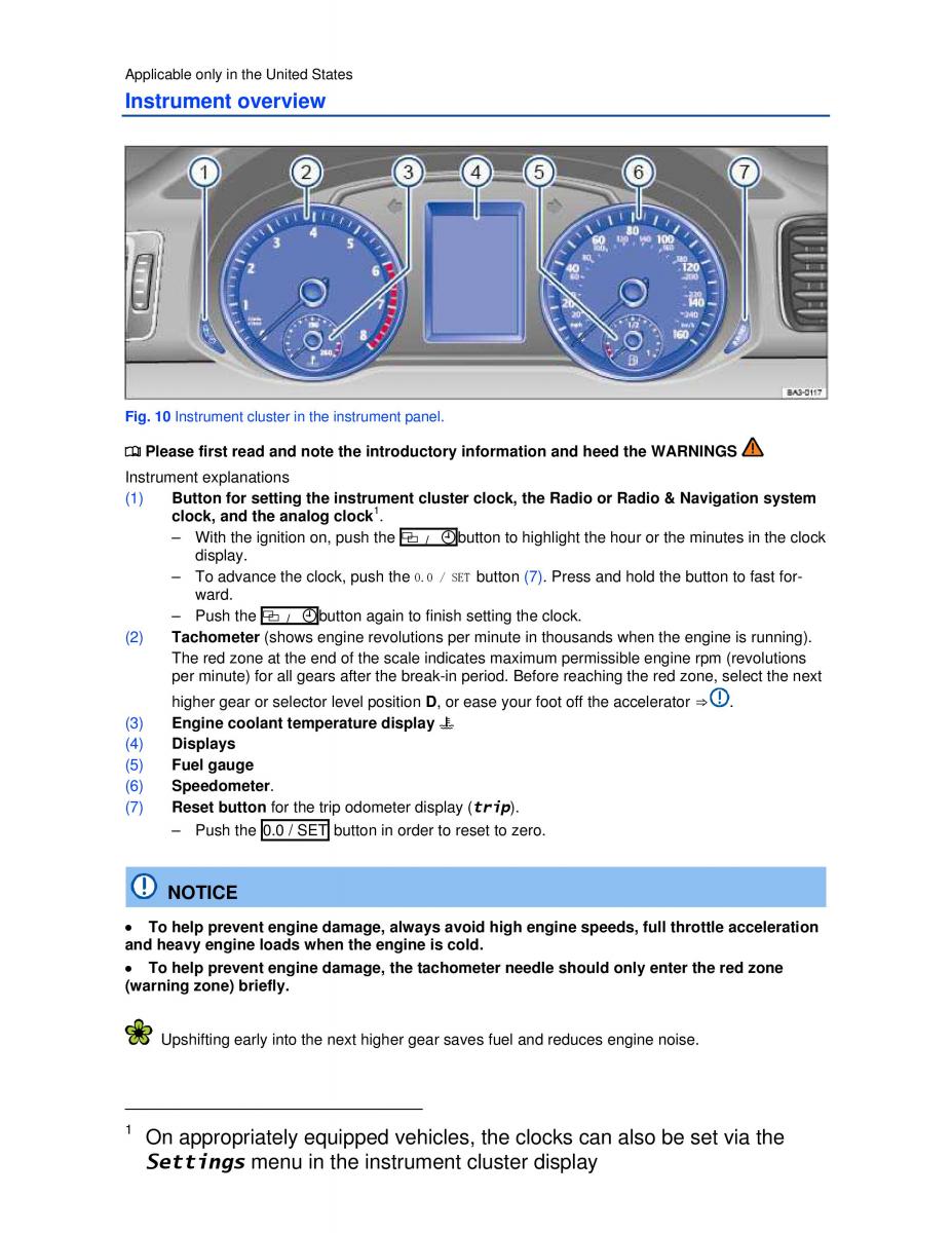manual  VW Passat B7 NMS owners manual / page 12
