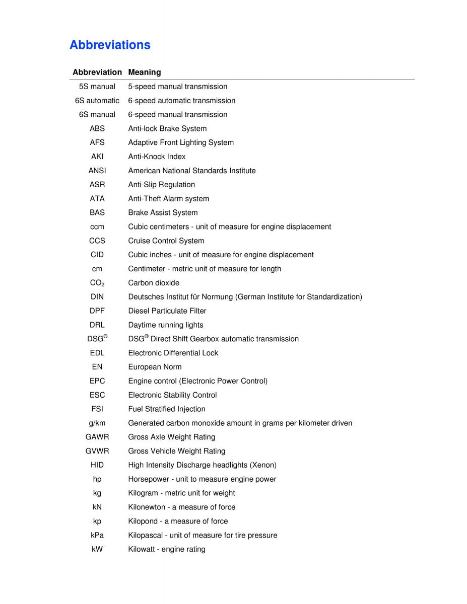 VW Passat B7 NMS owners manual / page 378