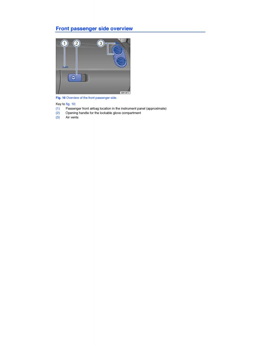 VW Tiguan owners manual / page 10