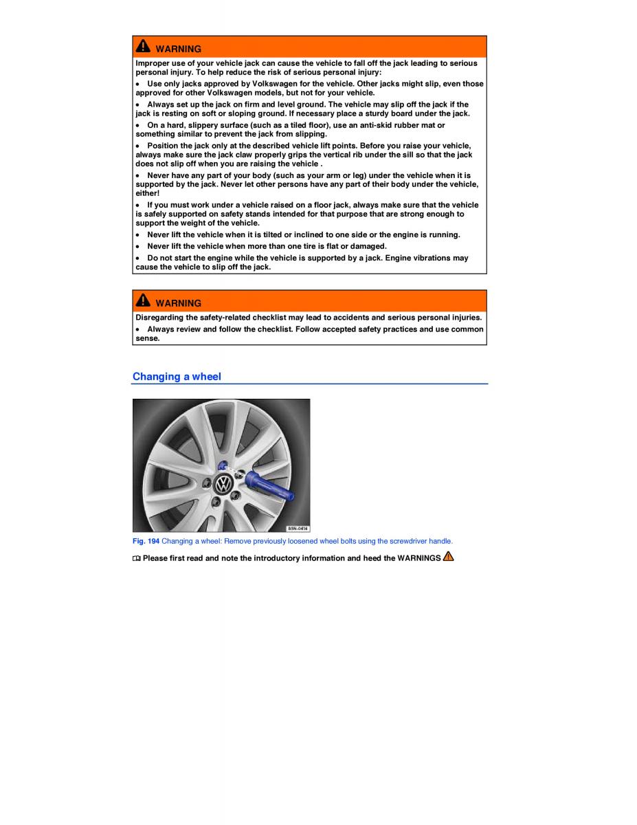 VW Tiguan owners manual / page 386