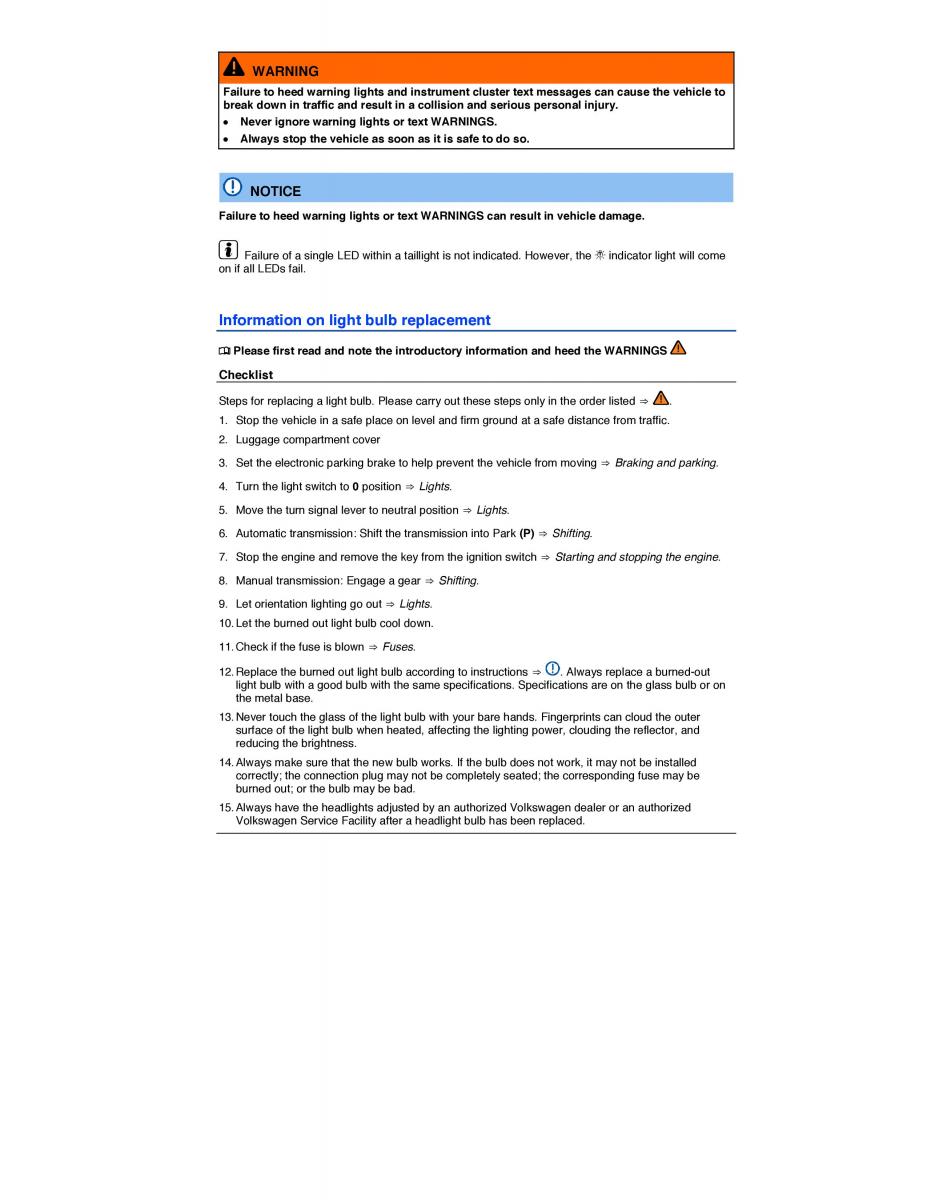 VW Tiguan owners manual / page 395