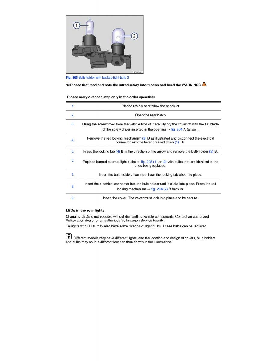 VW Tiguan owners manual / page 401