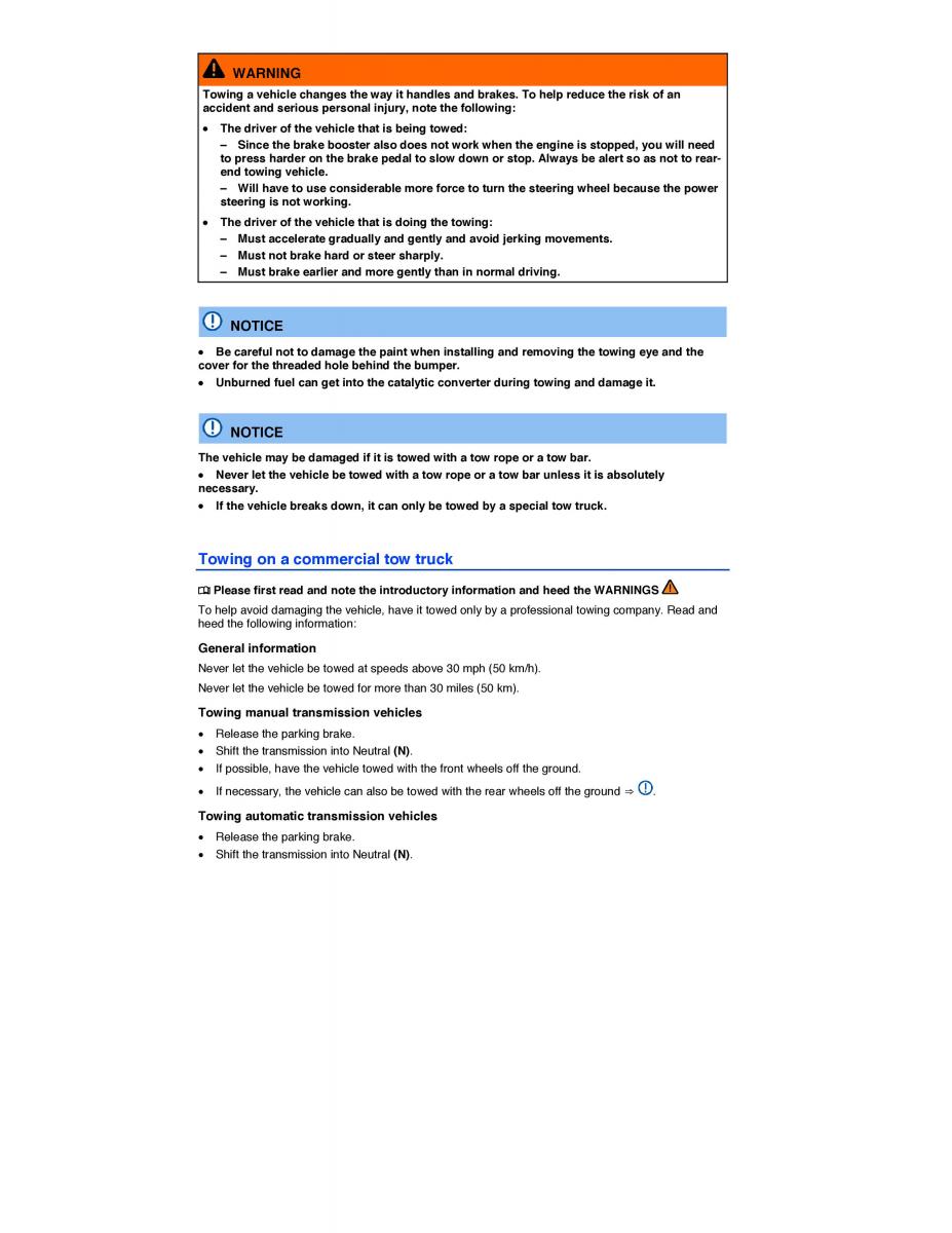 VW Tiguan owners manual / page 412
