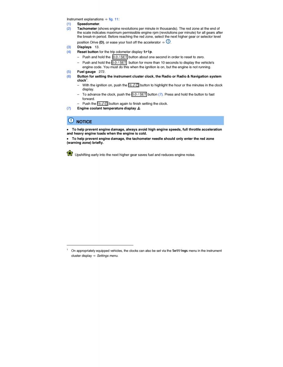 VW Tiguan owners manual / page 13