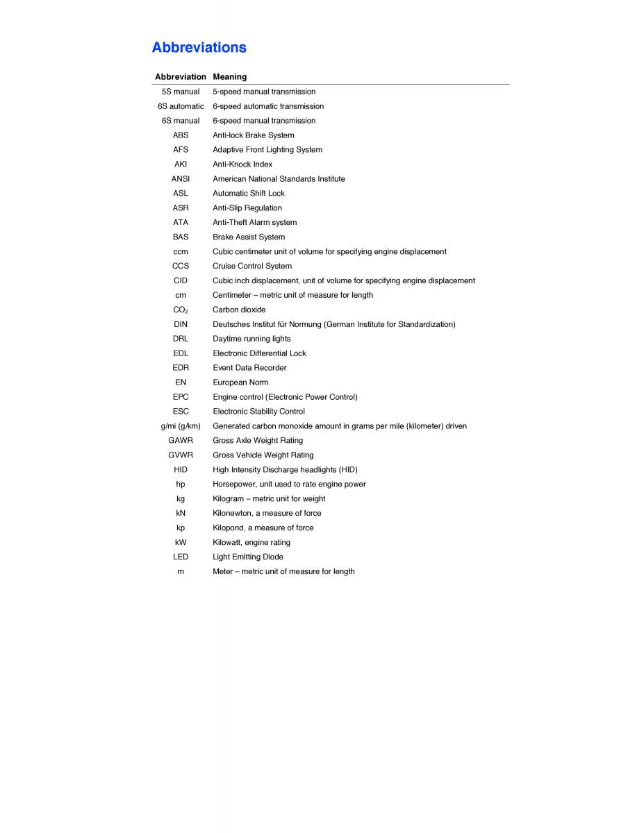 VW Tiguan owners manual / page 417