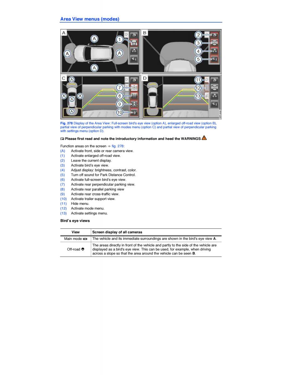 VW Touareg II 2 owners manual / page 609