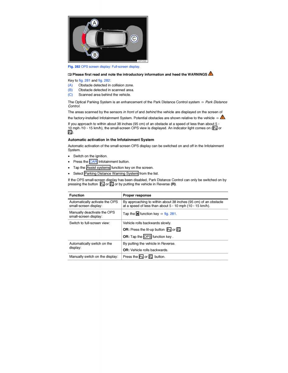 VW Touareg II 2 owners manual / page 616