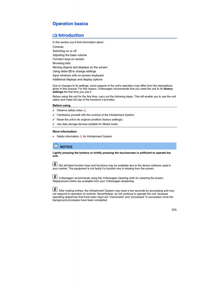 VW Touareg II 2 owners manual / page 218