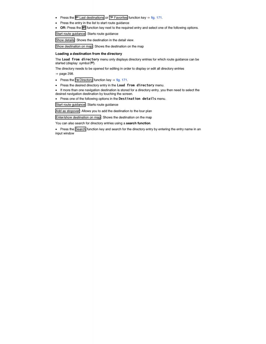 VW Touareg II 2 owners manual / page 291