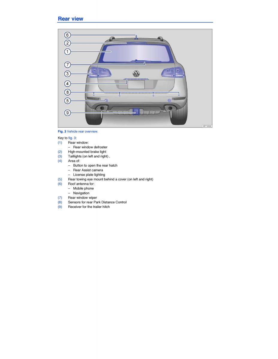 VW Touareg II 2 owners manual / page 3