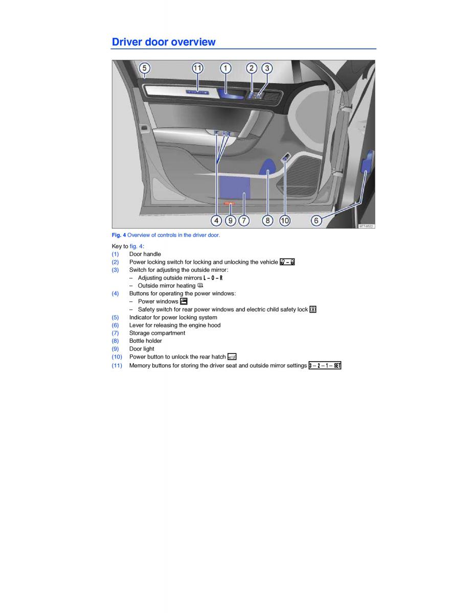 VW Touareg II 2 owners manual / page 4