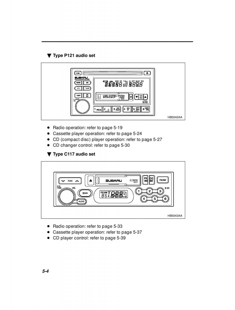 Subaru Outback Legacy owners manual / page 173