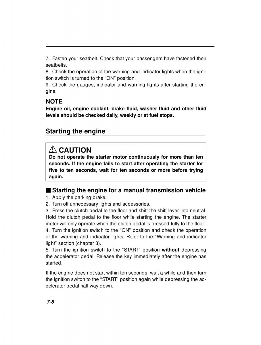 Subaru Outback Legacy owners manual / page 245