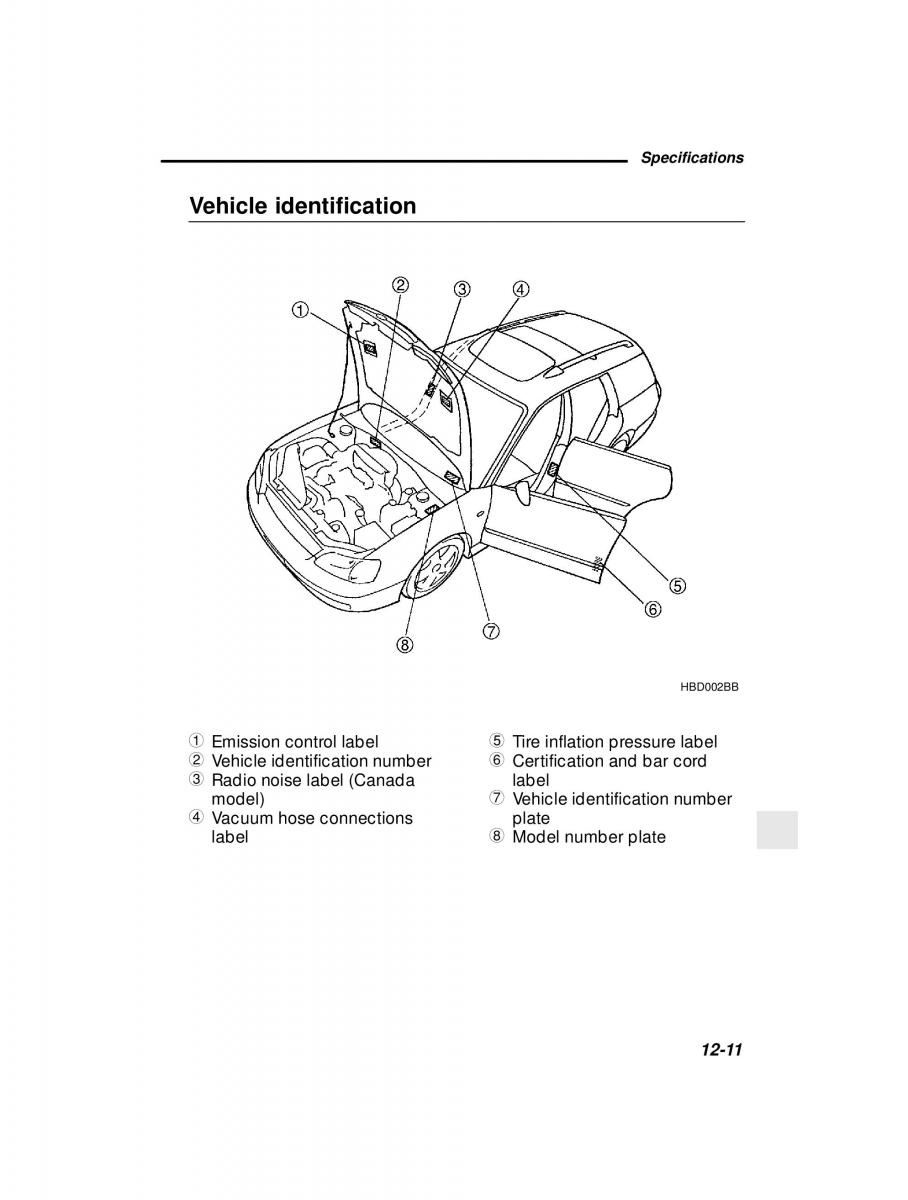 Subaru Outback Legacy owners manual / page 409