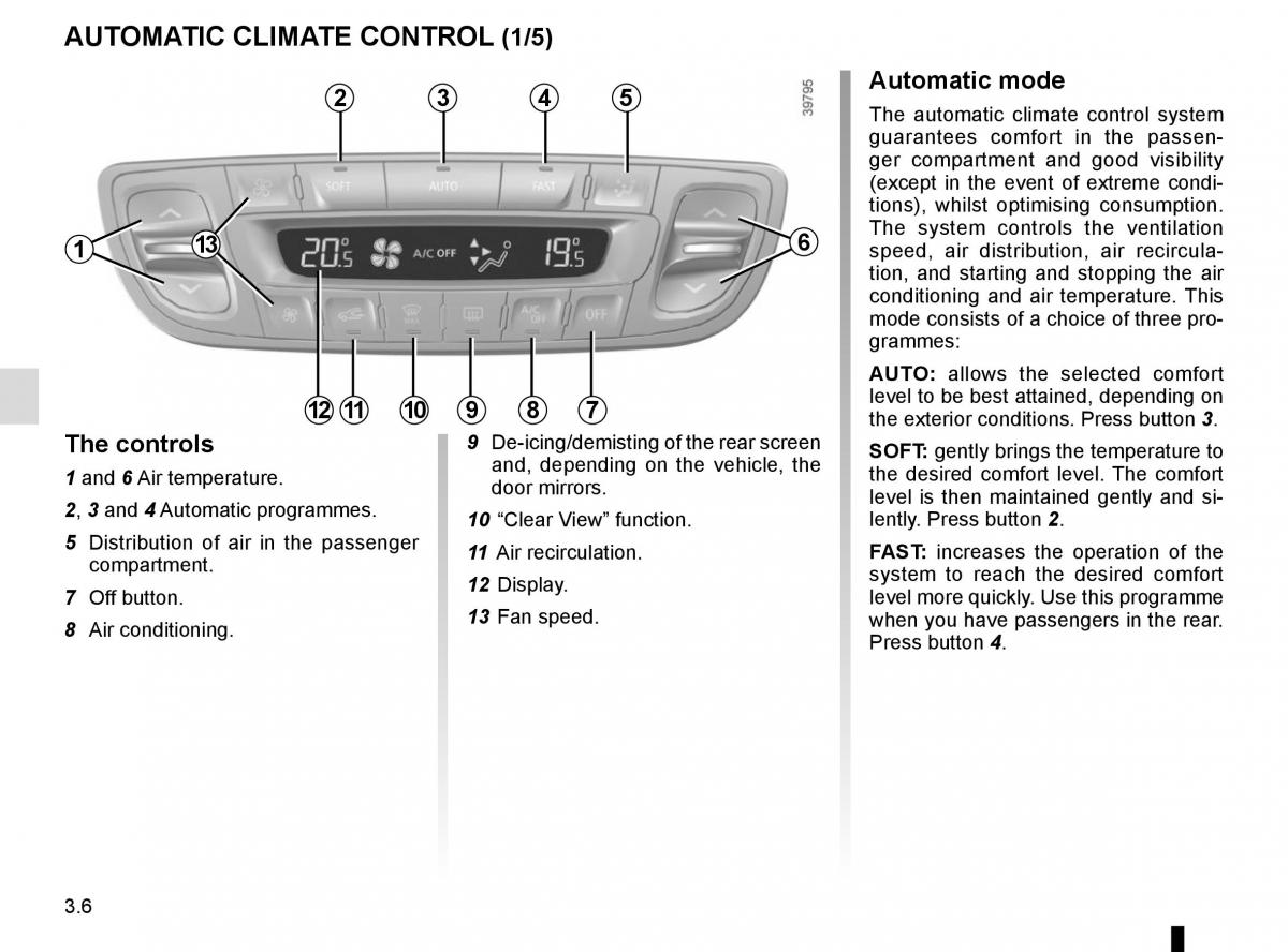 Renault Scenic III 3 owners manual / page 146